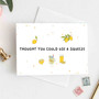 Pastele Lemon Friendship Card Squeeze Greeting Card High Resolution Images Template Editable in Canva Instant Digital Download Easy Editing Custom Personalized Greeting Card Text Quotes Gift Parcel Happy Birthday Wedding Printable Greeting Card