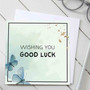 Pastele Wishing You Good Luck Greeting Card Template High Resolution Images Editable Printable in Canva Digital Download File Self Editing Text Quotes Messages Personalized Greeting Card Birthday Emigrating Card Love Wedding Anniversary