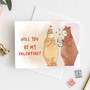 Pastele Bear Watercolor Valentine 4x6 Inch Greeting Card Template High Resolution Images Editable Printable in Canva Digital Download File Self Editing Text Quotes Messages Personalized Greeting Card Birthday Emigrating Card Love Wedding Anniversary
