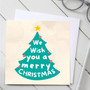 Pastele We Wish You Merry Christmas 5x5 Inch Greeting Card High Resolution Images Template Editable in Canva Custom Text Greeting Card Name Card Birthday Wedding Bridesmaid Graduation New Born Parcel Gift Card Qoutes Card Printable File