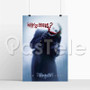 The Dark Knight Batman Why So Serious Silk Poster Custom Print Wall Decor 20 x 13 Inch 24 x 36 Inch