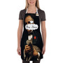 Pastele Best The Godfather WIth Cat Custom Personalized Name Kitchen Apron