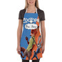 Pastele Best Zootopia Judy Hopps and Nick Wilde Disney Custom Personalized Name Kitchen Apron