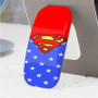 Pastele Best Superman Logo Pattern Phone Click-On Grip Custom Pop Up Stand Holder Apple iPhone Samsung