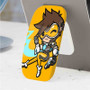 Pastele Best Tracer Overwatch Game Phone Click-On Grip Custom Pop Up Stand Holder Apple iPhone Samsung