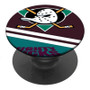 Pastele Best Mighty Ducks of Anaheim NHL Custom Personalized PopSockets Phone Grip Holder Pop Up Phone Stand
