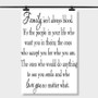Pastele Best Family Isn T Blood Quotes Custom Personalized Silk Poster Print Wall Decor 20 x 13 Inch 24 x 36 Inch Wall Hanging Art Home Decoration