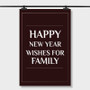 Pastele Best Happy New Year Family Quotes 2020 Custom Personalized Silk Poster Print Wall Decor 20 x 13 Inch 24 x 36 Inch Wall Hanging Art Home Decoration