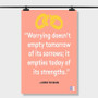 Pastele Best Motivational Quotes For Depression And Anxiety Custom Personalized Silk Poster Print Wall Decor 20 x 13 Inch 24 x 36 Inch Wall Hanging Art Home Decoration