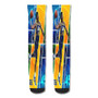 Pastele Donovan Mitchell Utah Jazz NBA Custom Personalized Sublimation Printed Socks Polyester Acrylic Nylon Spandex