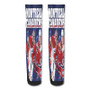 Pastele Montreal Canadiens Nhl Custom Personalized Sublimation Printed Socks Polyester Acrylic Nylon Spandex