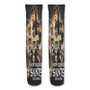 Pastele New Orleans Saints Nfl Custom Personalized Sublimation Printed Socks Polyester Acrylic Nylon Spandex