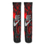 Pastele Graffiti Nike Wallpaper Custom Personalized Sublimation Printed Socks Polyester Acrylic Nylon Spandex