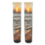 Pastele Motivation Tuesday Morning Inspirational Quotes Custom Personalized Sublimation Printed Socks Polyester Acrylic Nylon Spandex