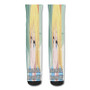 Pastele Anime Quote Lol Custom Personalized Sublimation Printed Socks Polyester Acrylic Nylon Spandex