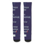 Pastele Quotes On Memories Of School Days Custom Personalized Sublimation Printed Socks Polyester Acrylic Nylon Spandex