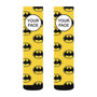 Pastele Batman Superheroes DC Comics Art Custom Personalized Sublimation Printed Socks Polyester Acrylic Nylon Spandex