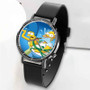 Pastele New The Simpsons Custom Unisex Black Quartz Watch Premium Gift Box Watches