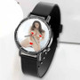 Pastele New Angela White Arts Custom Unisex Black Quartz Watch Premium Gift Box Watches