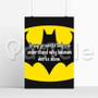 Batman Quotes Group Projects Help Me New Custom Silk Poster Print Wall Decor 20 x 13 Inch 24 x 36 Inch