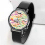 Pastele New Disney Kids All Characters Custom Unisex Black Quartz Watch Premium Gift Box Watches
