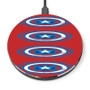 Pastele Captain America Marvel Superheroes Custom Personalized Gift Wireless Charger Custom Phone Charging Pad iPhone Samsung