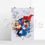 Wonder Woman and Superman lego New Custom Silk Poster Print Wall Decor 20 x 13 Inch 24 x 36 Inch