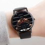 Pastele Creed 3 jpeg Custom Watch Awesome Unisex Black Classic Plastic Quartz Watch for Men Women Premium Gift Box Watches