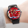 Pastele Serbia World Cup 2022 Custom Watch Awesome Unisex Black Classic Plastic Quartz Watch for Men Women Premium Gift Box Watches