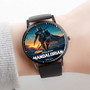 Pastele Star Wars Mandalorian The Mandalorian Custom Watch Awesome Unisex Black Classic Plastic Quartz Watch for Men Women Premium Gift Box Watches