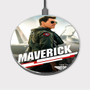 Pastele Top Gun Maverick Tom Cruise Custom Wireless Charger Awesome Gift Smartphone Android iOs Mobile Phone Charging Pad iPhone Samsung Asus Sony Nokia Google Magnetic Qi Fast Charger Wireless Phone Accessories
