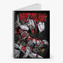 Pastele Astray Red Frame Gundam Custom Spiral Notebook Ruled Line Front Cover Awesome Printed Book Notes School Notes Job Schedule Note 90gsm 118 Pages Metal Spiral Notebook