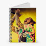 Pastele Post Malone Concert Custom Spiral Notebook Ruled Line Front Cover Awesome Printed Book Notes School Notes Job Schedule Note 90gsm 118 Pages Metal Spiral Notebook