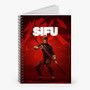 Pastele Sifu Games Custom Spiral Notebook Ruled Line Front Cover Awesome Printed Book Notes School Notes Job Schedule Note 90gsm 118 Pages Metal Spiral Notebook