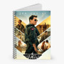 Pastele Top Gun Maverick Movie Custom Spiral Notebook Ruled Line Front Cover Awesome Printed Book Notes School Notes Job Schedule Note 90gsm 118 Pages Metal Spiral Notebook