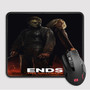 Pastele Halloween Ends Poster Custom Mouse Pad Awesome Personalized Printed Computer Mouse Pad Desk Mat PC Computer Laptop Game keyboard Pad Premium Non Slip Rectangle Gaming Mouse Pad