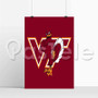 Virginia Tech Hokies New Silk Poster Custom Printed Wall Decor 20 x 13 Inch 24 x 36 Inch