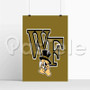 Wake Forest Demon Deacons New Silk Poster Custom Printed Wall Decor 20 x 13 Inch 24 x 36 Inch