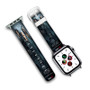Pastele The Witcher Tv Series Custom Apple Watch Band Awesome Personalized Genuine Leather Strap Wrist Watch Band Replacement with Adapter Metal Clasp 38mm 40mm 42mm 44mm Watch Band Accessories
