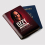 Pastele Ozzy Osbourne No More Tours 2023 Custom Passport Wallet Case With Credit Card Holder Awesome Personalized PU Leather Travel Trip Vacation Baggage Cover