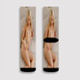 Pastele Madison Summers Custom Socks Sublimation Awesome Printed Sports Elite Socks Polyester Cushioned Bottoms Gym Gymnastic Running Yoga School Skatebording Basketball Spandex