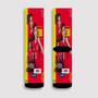 Pastele Spain World Cup 2022 Custom Socks Sublimation Awesome Printed Sports Elite Socks Polyester Cushioned Bottoms Gym Gymnastic Running Yoga School Skatebording Basketball Spandex