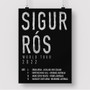 Pastele Sigur Ros World Tour 2022 Custom Silk Poster Awesome Personalized Print Wall Decor 20 x 13 Inch 24 x 36 Inch Wall Hanging Art Home Decoration Posters