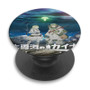 Pastele Ooyukiumi no Kaina Custom PopSockets Awesome Personalized Phone Grip Holder Pop Up Stand Out Mount Grip Standing Pods Apple iPhone Samsung Google Asus Sony Phone Accessories