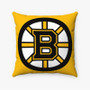 Pastele Boston Bruins NHL Art Custom Pillow Case Personalized Spun Polyester Square Pillow Cover Decorative Cushion Bed Sofa Throw Pillow Home Decor
