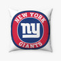 Pastele New York Giants NFL Custom Pillow Case Personalized Spun Polyester Square Pillow Cover Decorative Cushion Bed Sofa Throw Pillow Home Decor