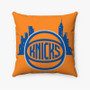 Pastele New York Knicks NBA Art Custom Pillow Case Personalized Spun Polyester Square Pillow Cover Decorative Cushion Bed Sofa Throw Pillow Home Decor