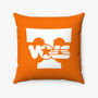 Pastele Tennessee Volunteers Custom Pillow Case Personalized Spun Polyester Square Pillow Cover Decorative Cushion Bed Sofa Throw Pillow Home Decor