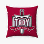 Pastele Troy Trojans Custom Pillow Case Personalized Spun Polyester Square Pillow Cover Decorative Cushion Bed Sofa Throw Pillow Home Decor