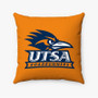 Pastele UTSA Roadrunners Custom Pillow Case Personalized Spun Polyester Square Pillow Cover Decorative Cushion Bed Sofa Throw Pillow Home Decor